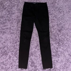 hollister black skinny jeans
